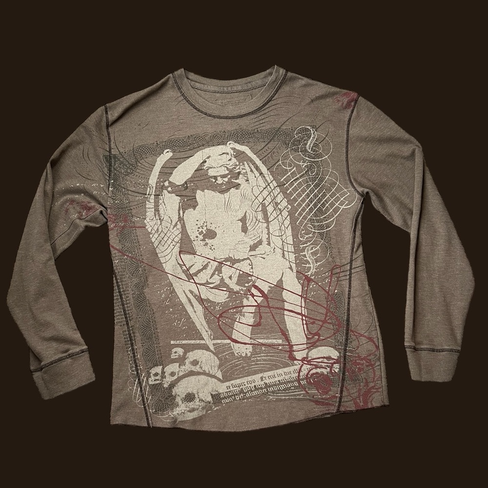 Y2K Vintage Affliction Style Long Sleeve